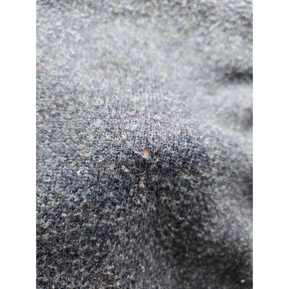 Small hole - Vtg Pendleton Lambswool Sweater Mens XXL Blue Gray Cozy Fall Winter - Picture 10 of 10